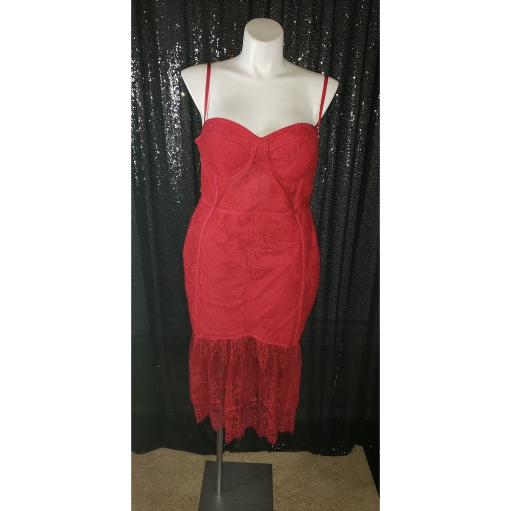 Red Lace Dress